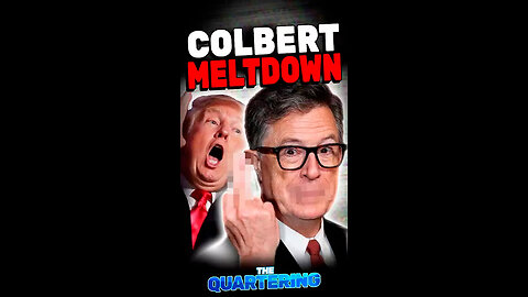 Colbert Rightfully Cancelled & Delusional Fans Blame Trump!