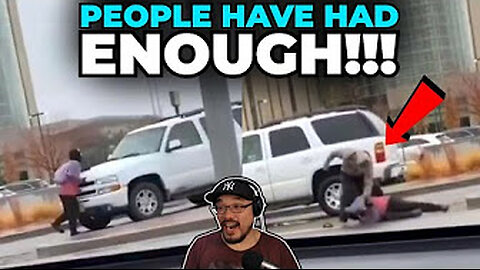 Patriot destroy protester.