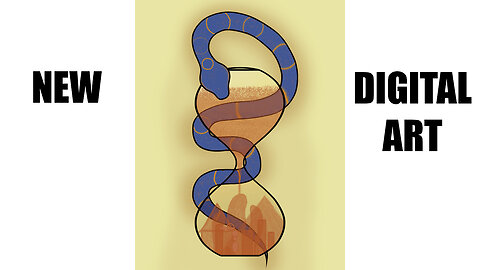 New Snake art - Day 8 (accelerated video)