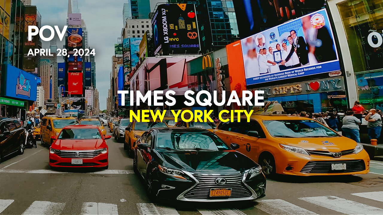 🌟 POV NEW YORK CITY WALK: Times Square - W 34th St Herald Square, Manhattan, NY, USA / Walking Tour