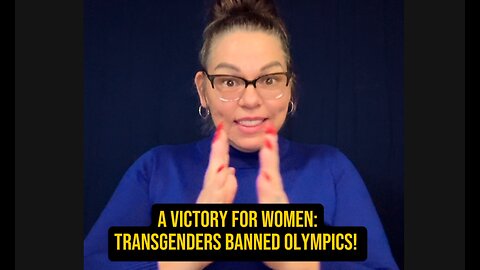 🚨 A Victory For Women! 🙌 Transgenders Banned From Olympics! 😱 #ASL #deaf #signlanguage