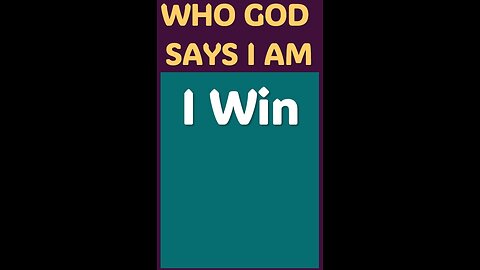 I WIN #wordofgod #Jesus #God #grace #blessed #spirituality #love #kindness #forgiven #win #power