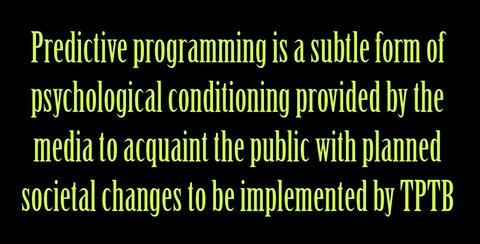 PREDICTIVE PROGRAMMING US IMAGERY PRIOR TO SEPT 2001 💣