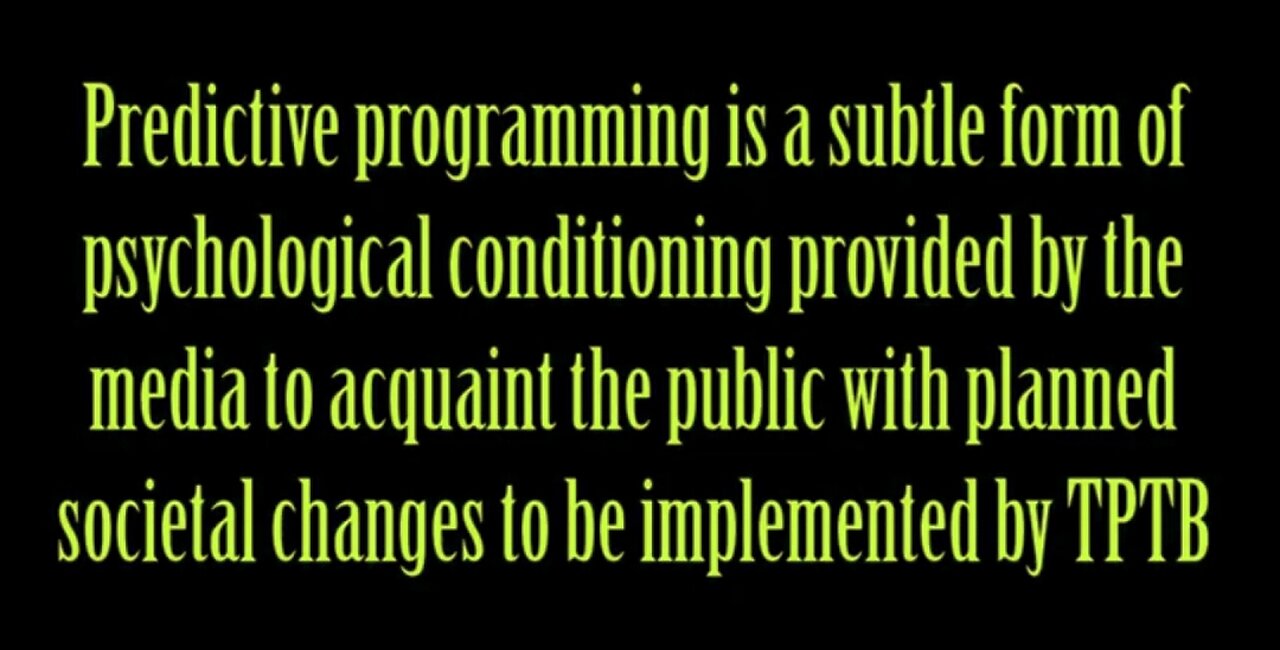 PREDICTIVE PROGRAMMING US IMAGERY PRIOR TO SEPT 2001 💣