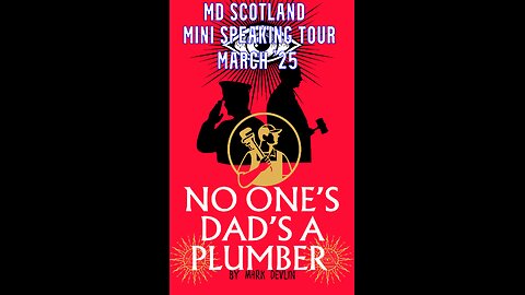 MD SCOTLAND MINI SPEAKING TOUR FOR THE NEW BOOK, MARCH ’25