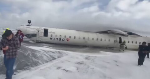 Plane crash at Toronto Pearson International Airport