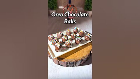 Trending Oreo Chocolate Balls Recipe #oreo #recipe #shorts