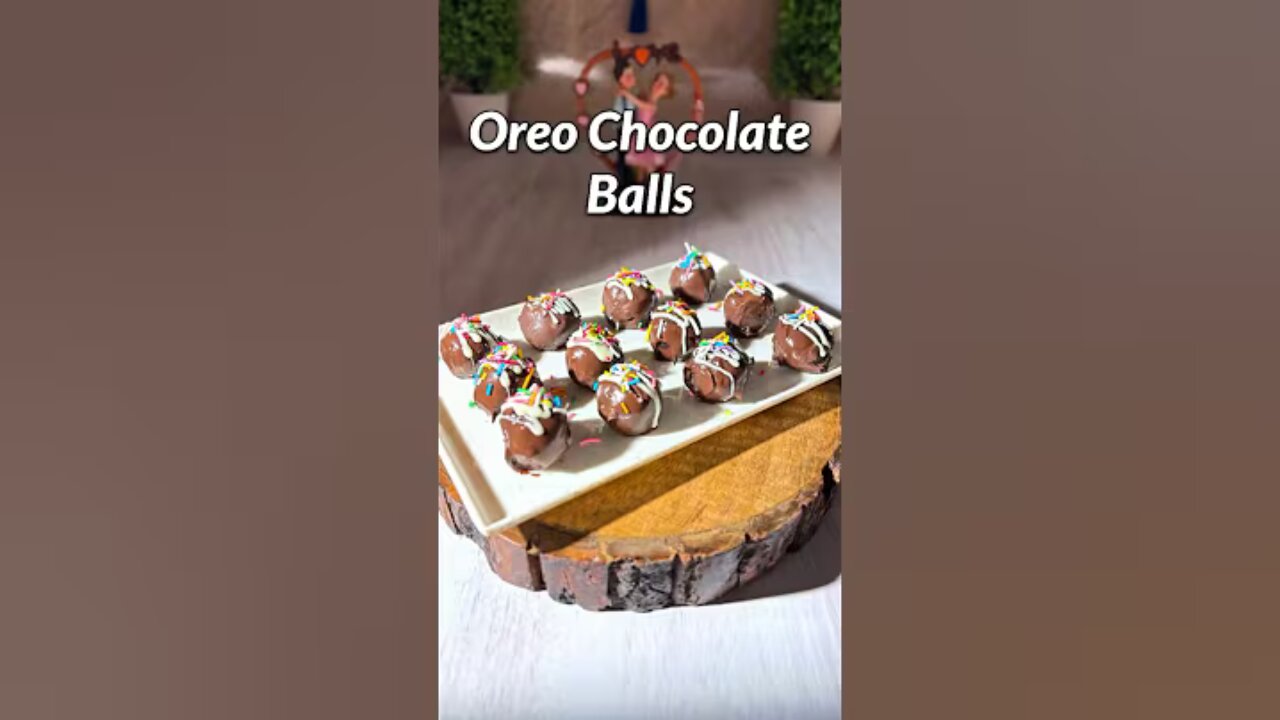 Trending Oreo Chocolate Balls Recipe #oreo #recipe #shorts