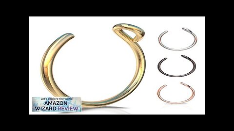 Fake Clip On Nose Ring 24g No Piercing Needed Smooth Review