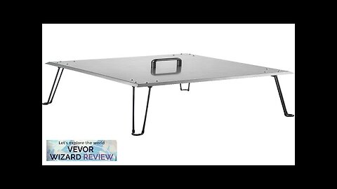 VEVOR Fire Pit Heat Deflector 30 x 30 x 13 Inch Stainless Review