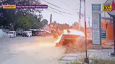 Land Cruiser took direct hit from RPG-7 and kept moving.