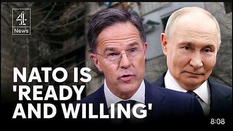 Ukraine war: Nato 'ready and willing' after Putin's threats to Europe