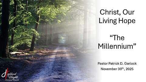 The Book of Revelation 20 - "The Millennium"