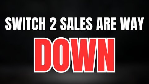 Switch 2 Sales Are Down—And Nintendo's Stock Just Crashed 