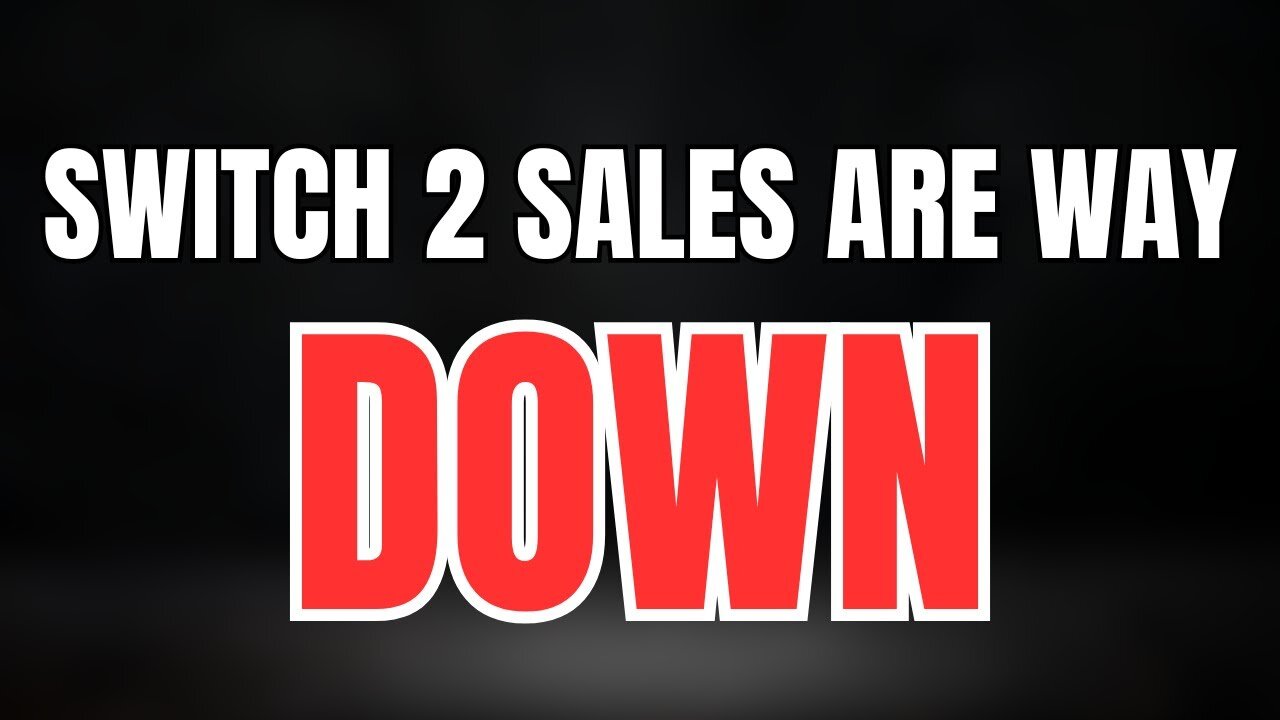 Switch 2 Sales Are Down—And Nintendo's Stock Just Crashed