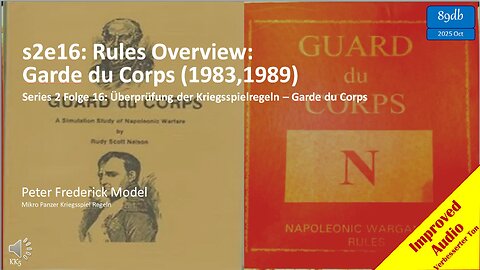 s2e16: Rules Overview: Garde du Corps (1983,1989)
