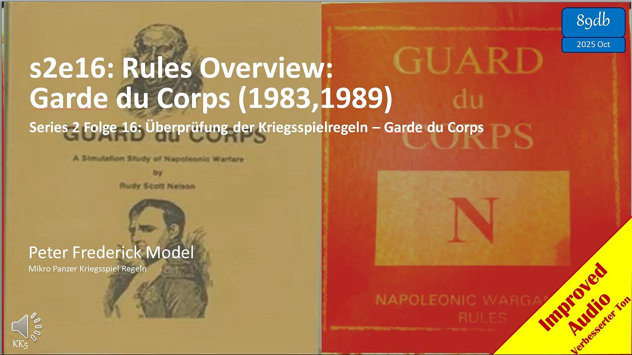 s2e16: Rules Overview: Garde du Corps (1983,1989)