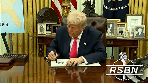 WATCH: President Trump Signs Executive Orders in the Oval Office - 3/6/25