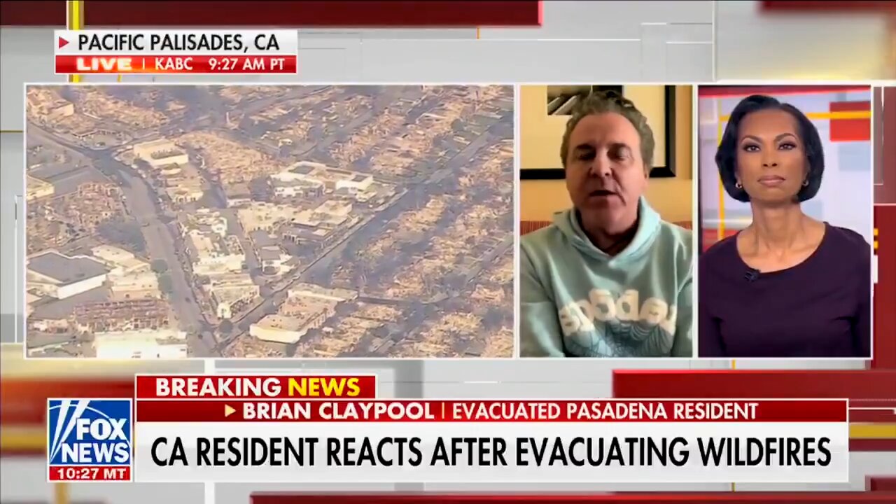 Evacuated Pasadena resident Brian Claypool absolutely UNLEASHES on Gavin Newsom and Karen Bass