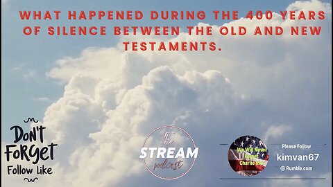 What Happened During the 400 Years of Silence Between the Old and New Testaments..
