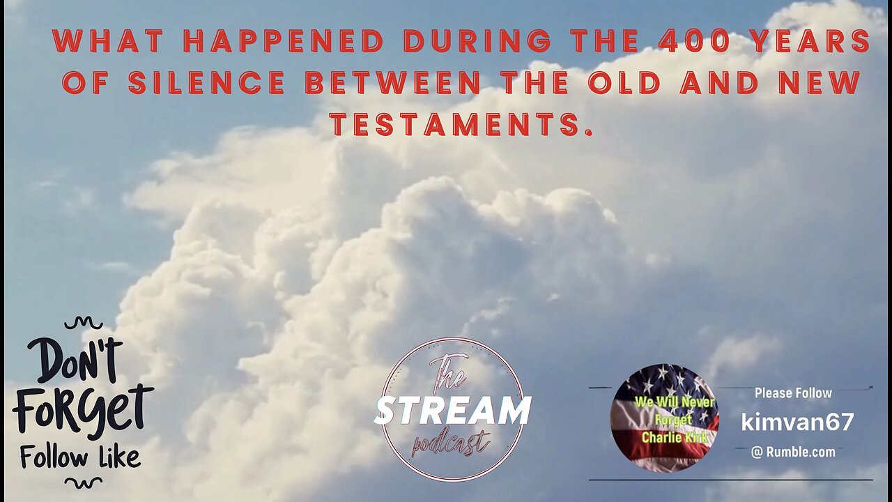 What Happened During the 400 Years of Silence Between the Old and New Testaments..