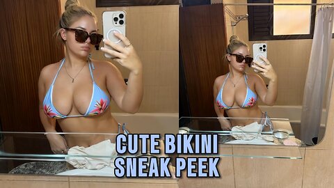 Cute Bikini Sneak Peek | Patreon Oct 17 Grok AI 4K HD