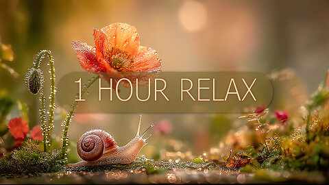 1 hour of meditation music | feel inner peace and let yourself rest | birdsong and harp