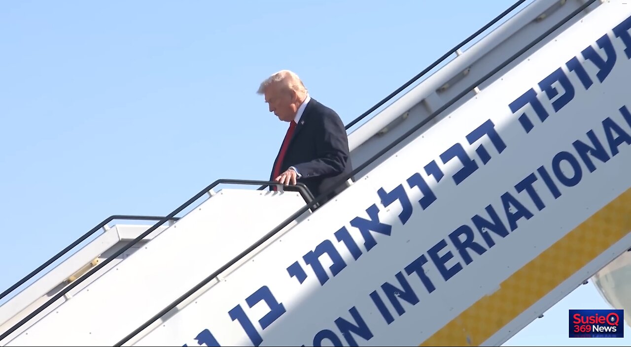 President Trump Arrives Tel Aviv, Israel