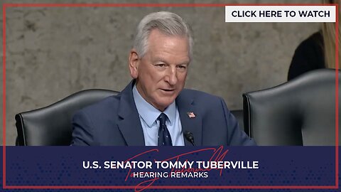 Senator Tuberville Questions Doug Collins, Nominee for VA Secretary