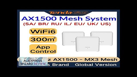 Tenda Nova MX3 AX1500 Mesh WiFi 6 System 300㎡ WiFi 6 Mesh Review