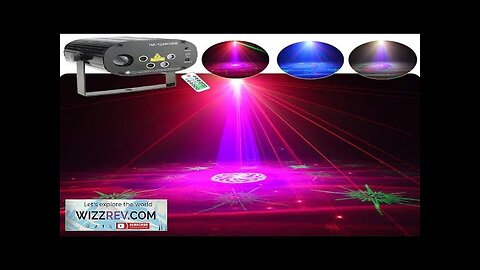 ESHINY 5 Lens RGB Laser 128 Patterns Projector Disco Light DJ Party Review