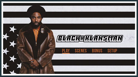 BlacKkKlansman - DVD Menu
