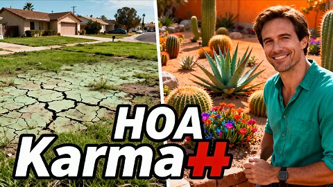 🌵 HOA Tried to Bully Me… But Nature Fought Back!