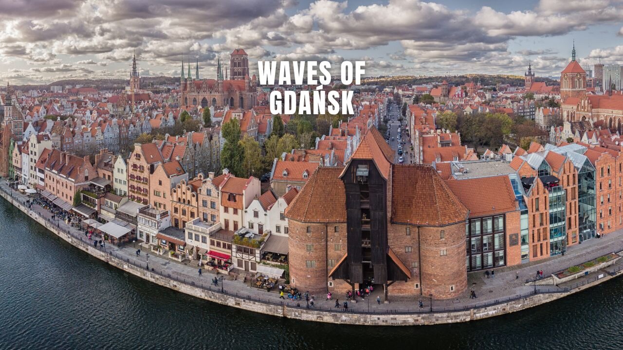 Waves of Gdańsk #GdanskTourism, #BalticSeaBeauty, #HistoricPoland