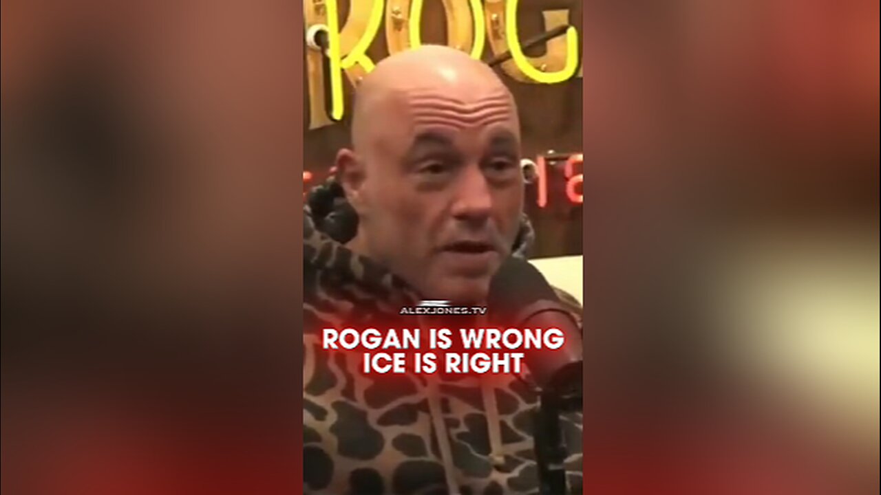 Alex Jones: Joe Rogan is Wrong About Trump & ICE Agents - 1/14/26