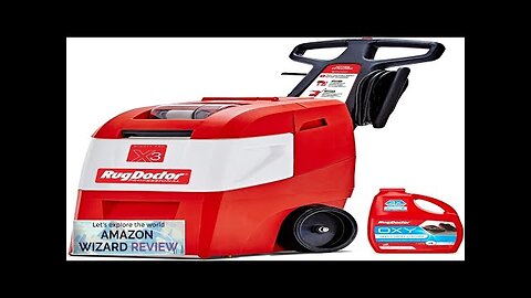 Rug Doctor X3 Commercial Carpet Cleaner – Large Red Oxy Pro Pack Review