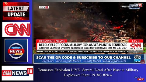 Tennessee Explosion LIVE | Several Dead After Blast at Military Explosives Plant | N18G #News