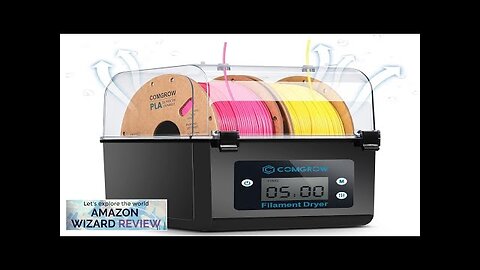 Comgrow 3D Printer Filament Dryer Box Comgrow 3D Filament Storages Keeping Filaments Review