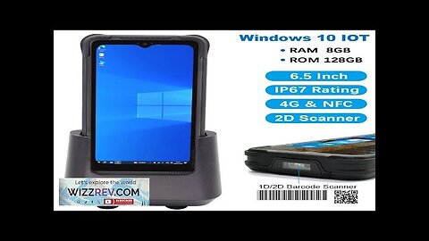 RUGLINE RT-I61J Pocket PC Mobile Computer Windows 10 OS 6.5'' Intel JASPER Review