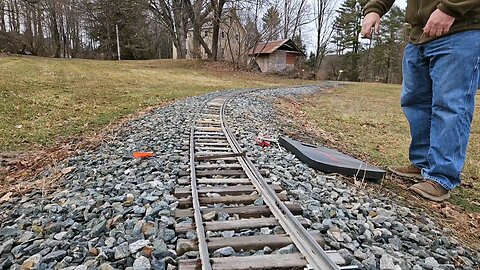 Installing Gauge Rods. So we don't derail.