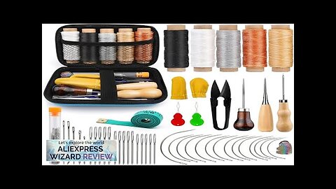 BUDDUR Leather Sewing Tools Kit With Waxed Threads And Finger-cot Hand Sewing Review