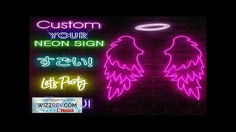 Wings of Angels Custom Led Neon Sign Suitable for Indoor Family Home Review