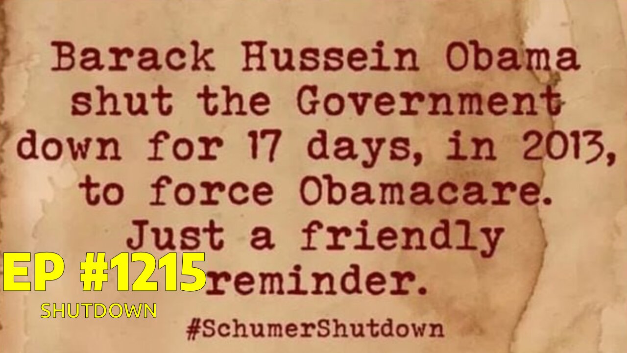 #1215 SHUTDOWN LIVE FROM THE CALIFORNIA REPUBLIC 10.02.25