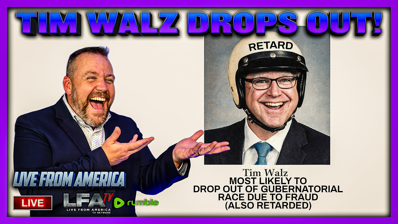 TIM WALZ DROPS OUT! | LIVE FROM AMERICA 1.5.26 11AM