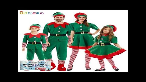 2024 new productsChildren and adults Christmas elf costumes Santa Claus costume sets Review