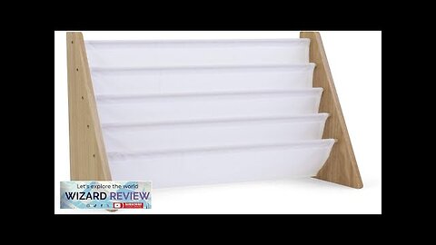 Humble Crew 4 tier Natural/White Kids Book Rack Storage Bookshelf with Deep Review