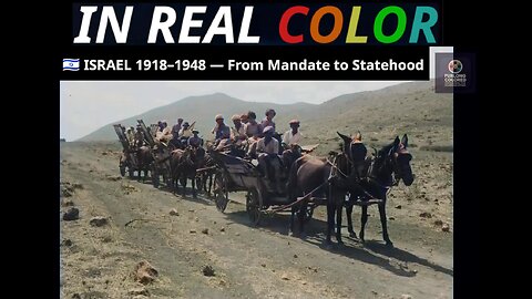 🇮🇱 ISRAEL 1918–1948 — From Mandate to Statehood — Full Documentary — 1080p