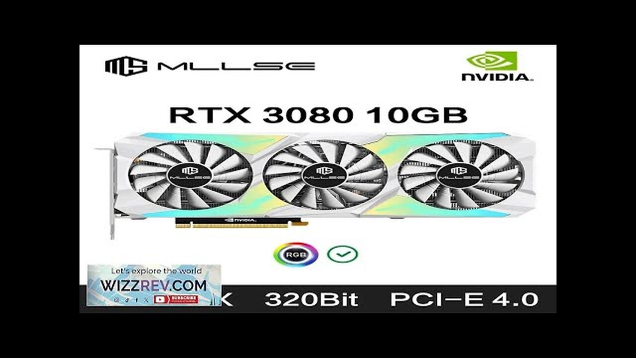 MLLSE RTX 3080 10GB Graphics Card GDDR6X 320 Bit PCI-E 4.0×16 8+8Pin Review