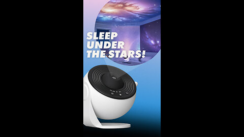 LED Galaxy Projector Starry Sky Night Light 360°