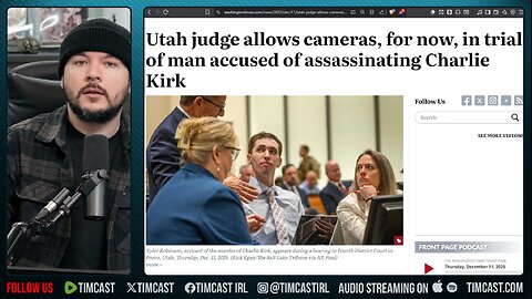Judge ALLOWS Cameras In Tyler Robinson Hearing, IT HAS BEGUN